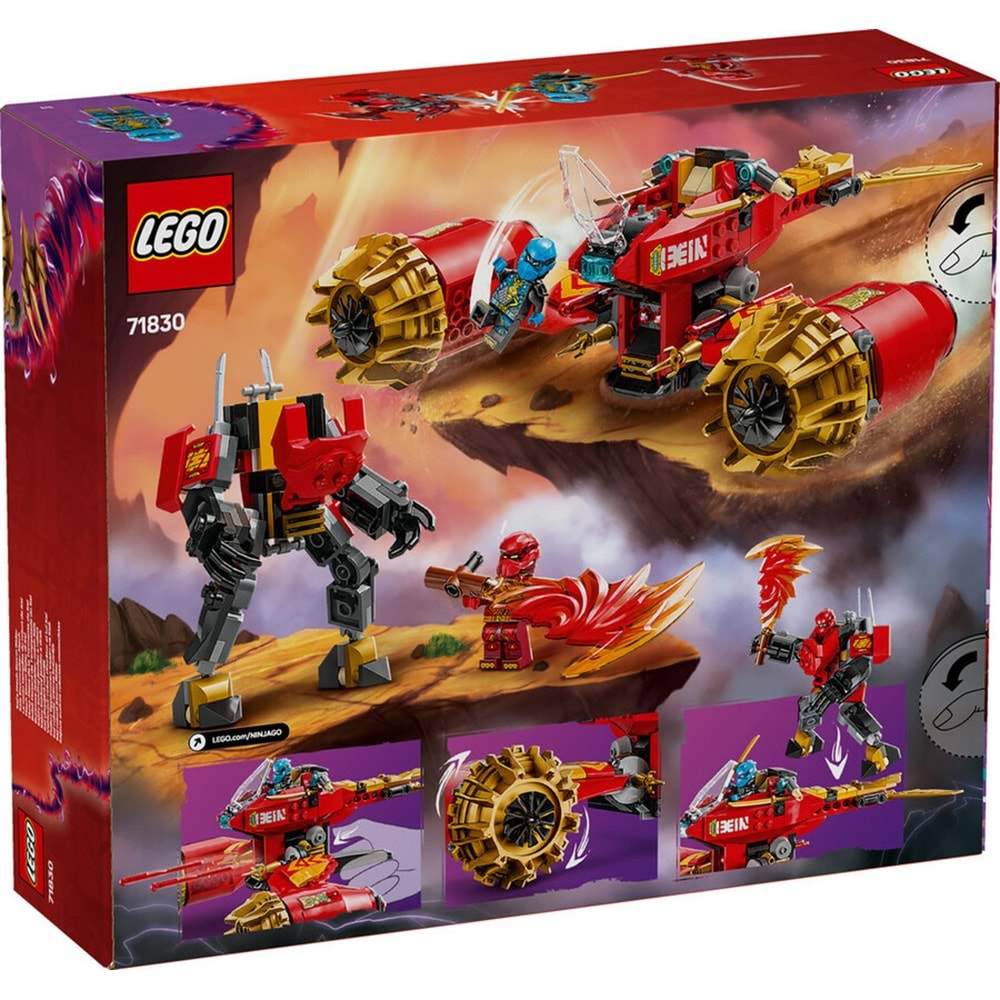 LEGO-71830 NINJAGO Kai'nin Robot Fırtına Aracı