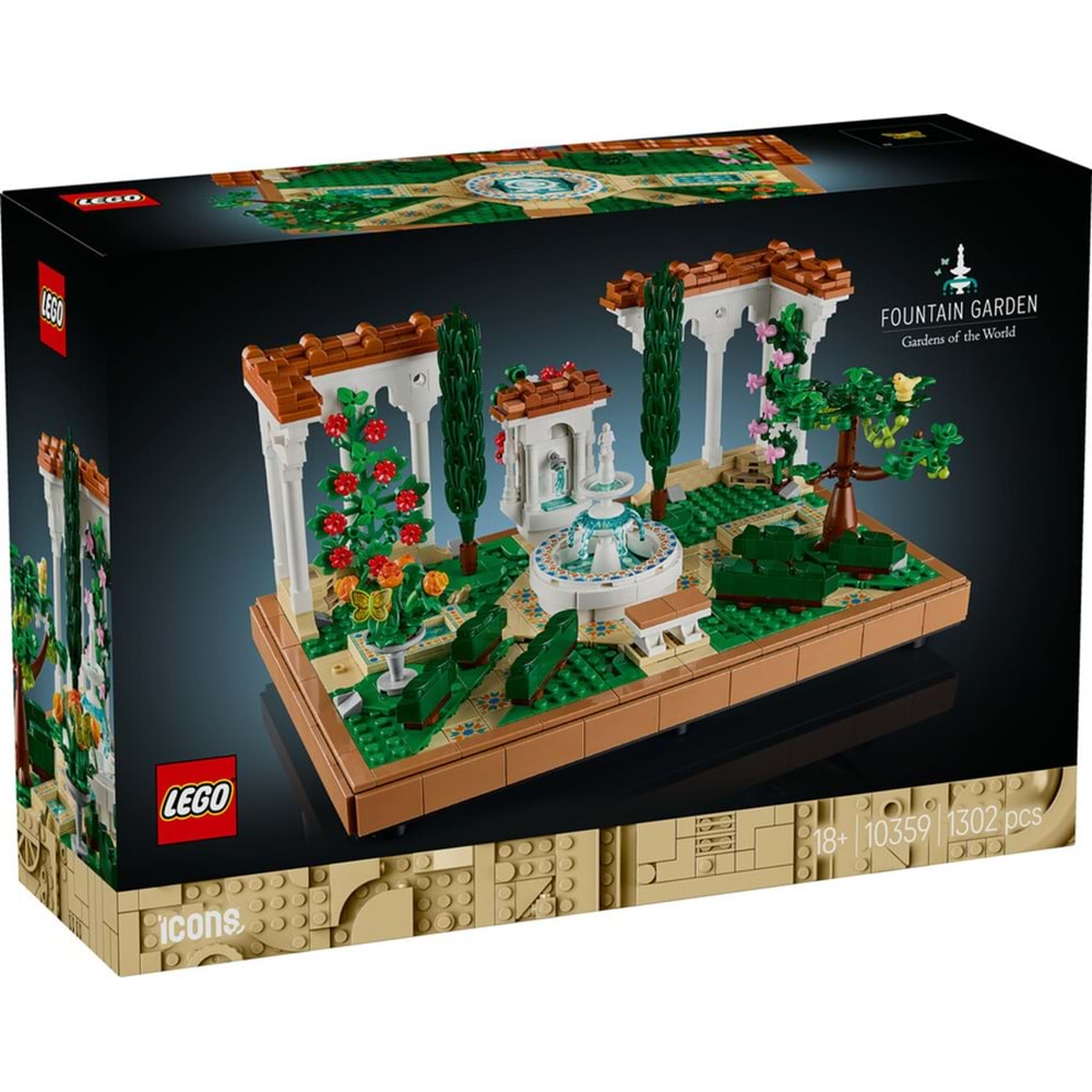 LEGO-10359 Icons Fıskiyeli Bahçe