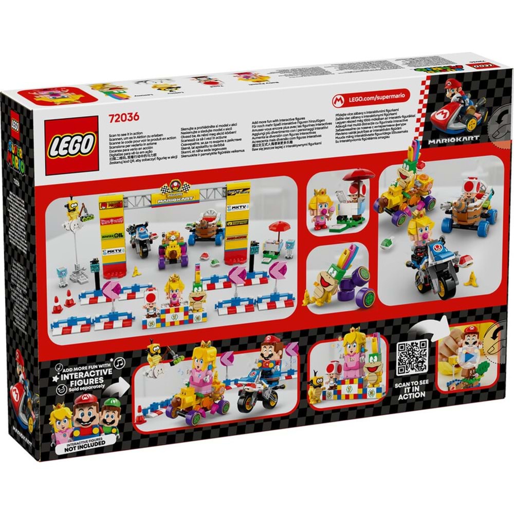 LEGO-72036 Super Mario Mario Kart™ – Baby Peach ve Grand Prix Seti