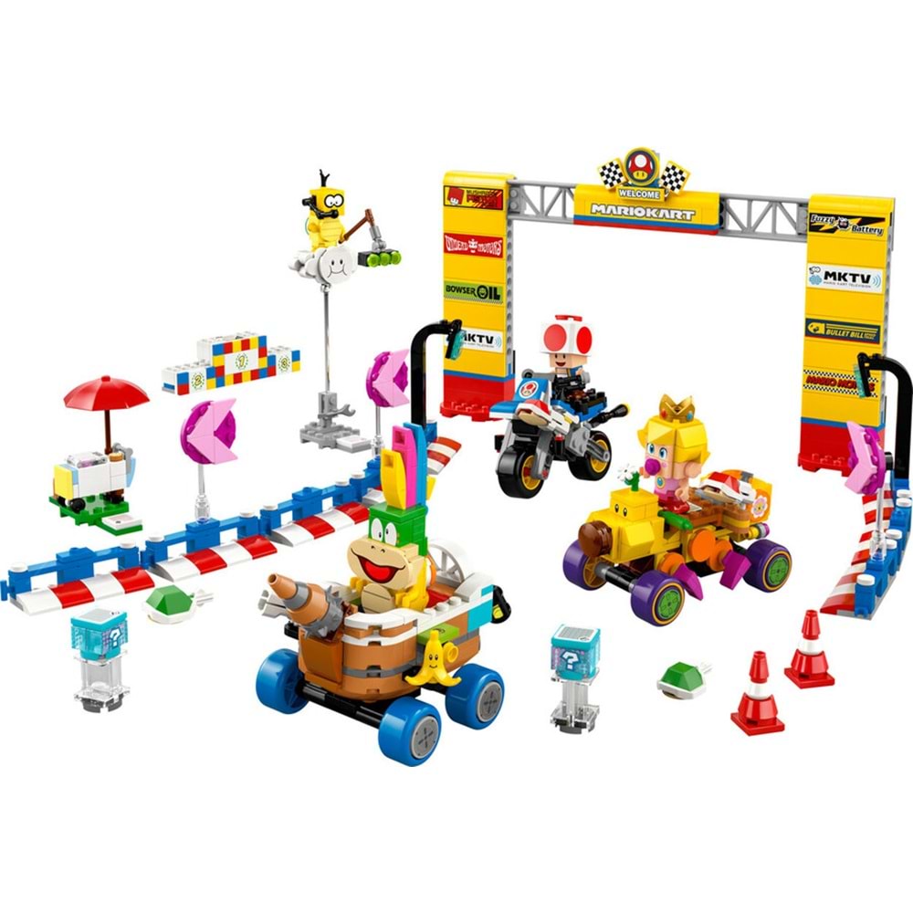 LEGO-72036 Super Mario Mario Kart™ – Baby Peach ve Grand Prix Seti
