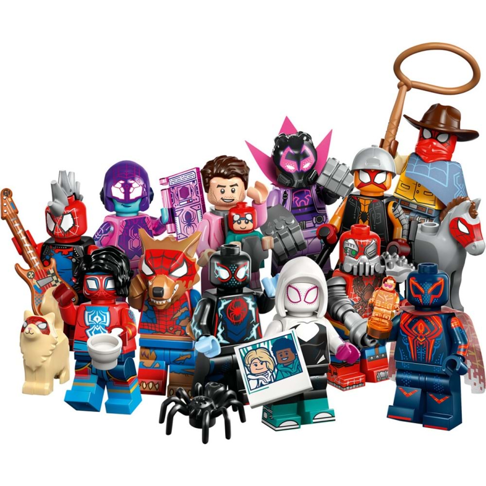 LEGO-71050 Minifigures Örümcek Adam: Örümcek Evrenine Geçiş