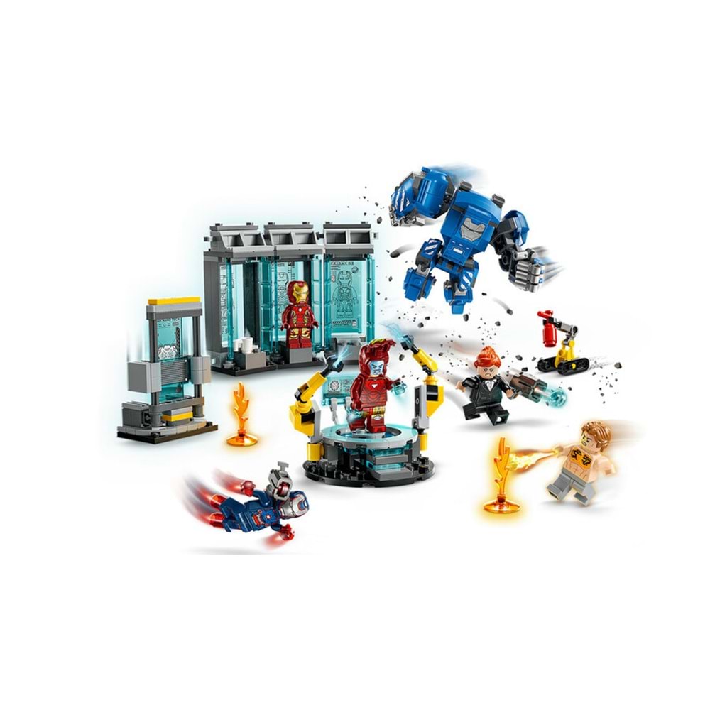 LEGO-76315 Marvel Iron Man'in Laboratuvarı: Zırh Salonu