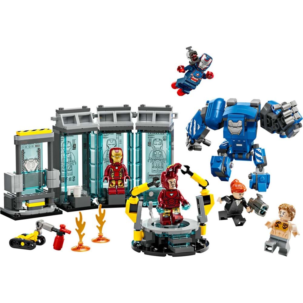 LEGO-76315 Marvel Iron Man'in Laboratuvarı: Zırh Salonu