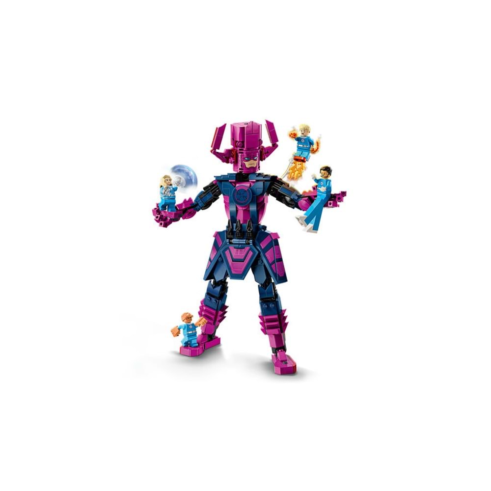 LEGO-76316 Marvel Fantastik Dörtlü, Galactus Yapım Figürüne Karşı
