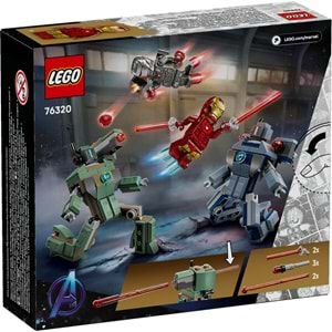 LEGO-76320 Marvel Iron Man ve War Machine, Hammer İnsansız Hava Araçlarına Karşı