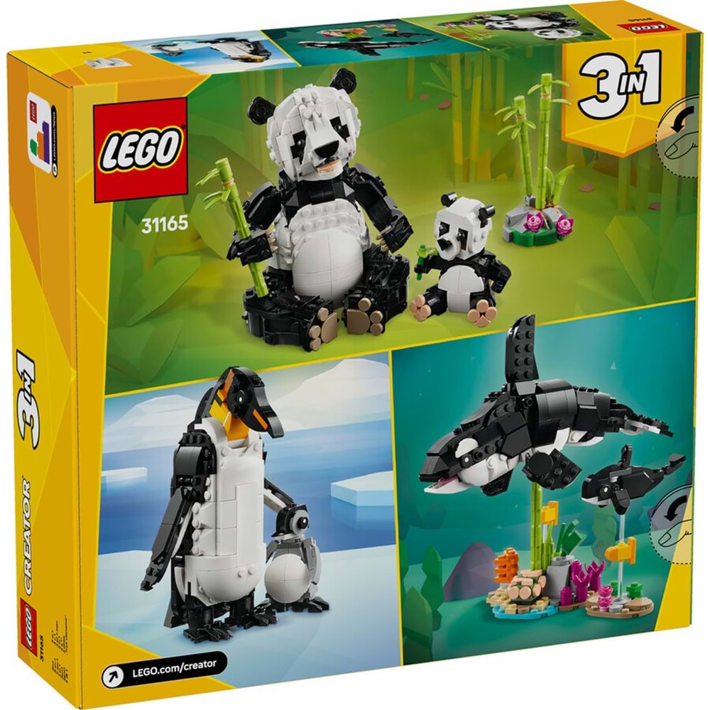 LEGO-31165 Creator Vahşi Hayvanlar: Panda Ailesi