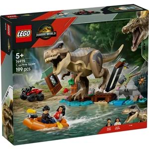 LEGO-76975 Jurassic World T. rex Nehir Kaçışı