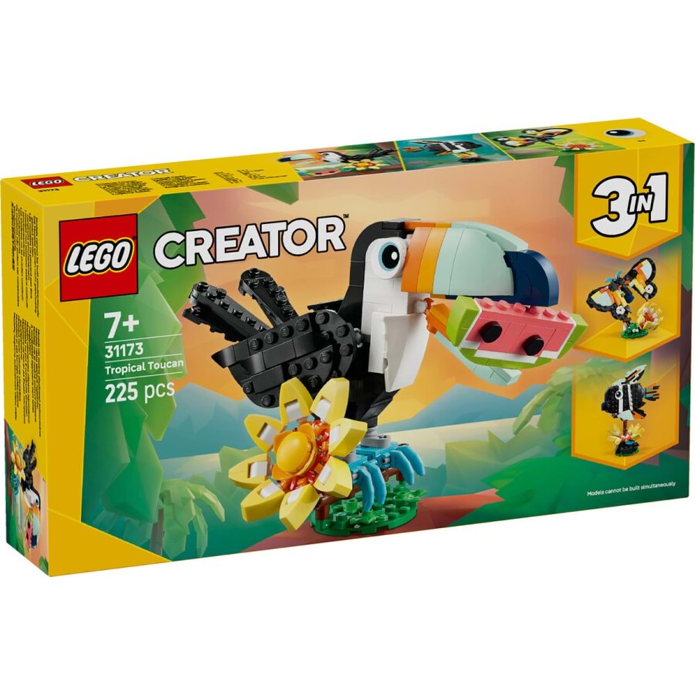 LEGO-31173 Creator Vahşi Hayvanlar: Tropikal Tukan Kuşu