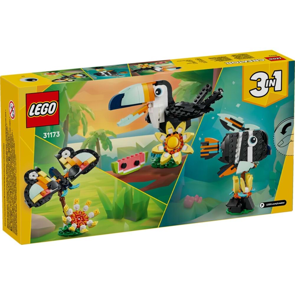 LEGO-31173 Creator Vahşi Hayvanlar: Tropikal Tukan Kuşu