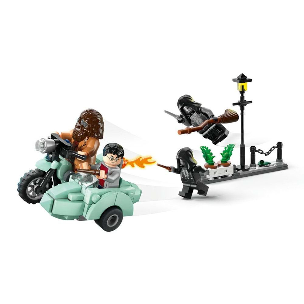 LEGO-76459 Harry Potter™ Hagrid™ ve Harry'nin Privet Drive Kaçışı