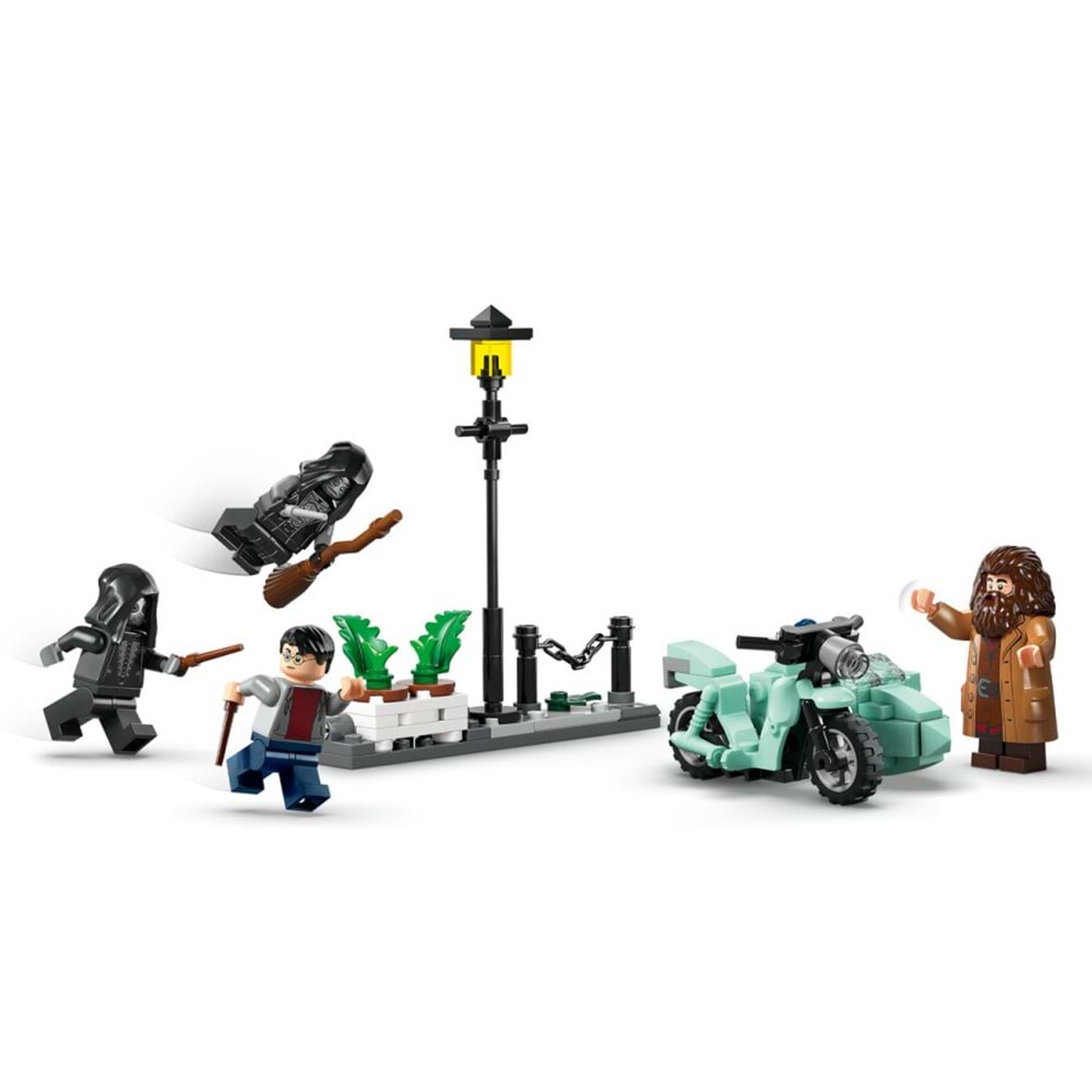 LEGO-76459 Harry Potter™ Hagrid™ ve Harry'nin Privet Drive Kaçışı