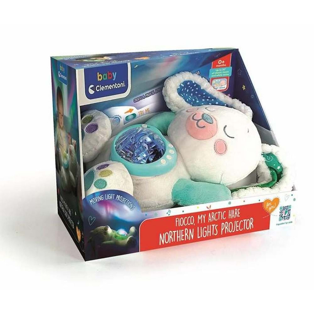 Clementoni Baby Kuzey Işıkları Tavşan Projektör 17502