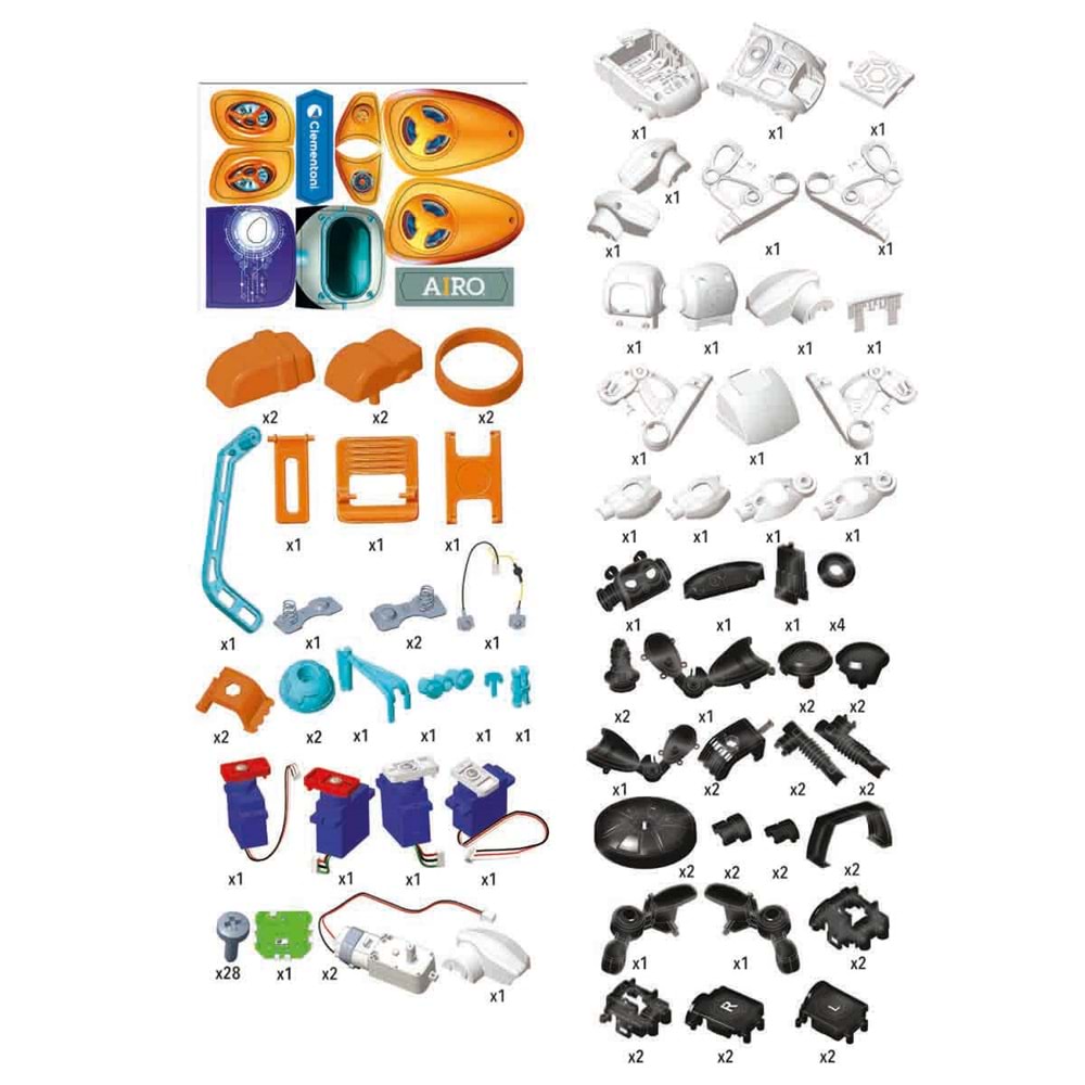 Clementoni-64090 Bilim ve Oyun: Airo Yapay Zeka Robotu