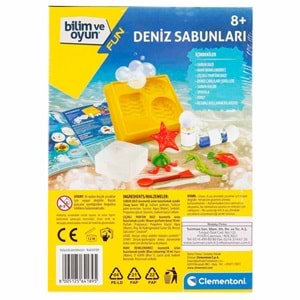 Clementoni-64189 Bilim ve Oyun Deniz Sabunları