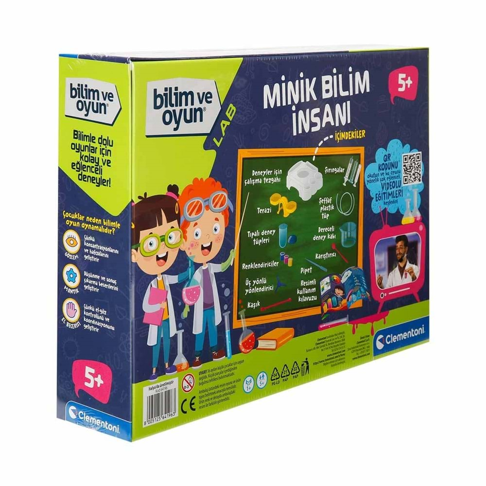 CLEMENTONİ-64196 BİLİM VE OYUN - MİNİK BİLİM İNSANI