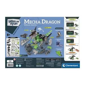 Clementoni-64326 Robotik Laboratuvarı Mecha Dragon