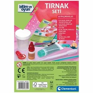 Clementoni-64332 Bilim ve Oyun - Tırnak Seti