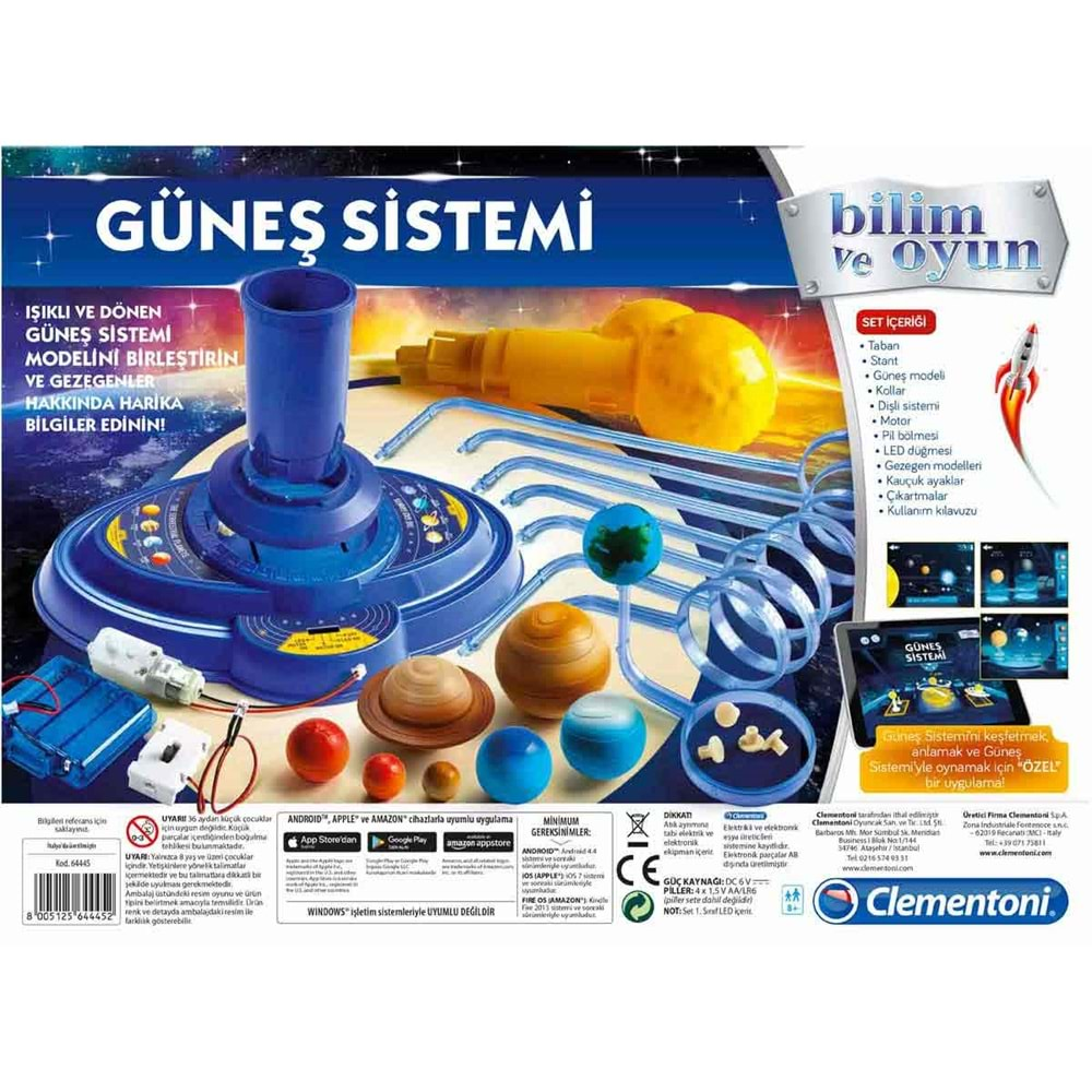 CLEMENTONİ-64445 BİLİM VE OYUN - GÜNEŞ SİSTEMİ