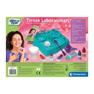 Clementoni-64471 Bilim ve Oyun Tırnak Labaratuvarı