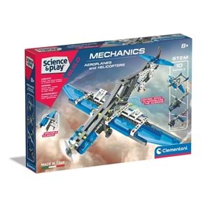 Clementoni-75028TR Mekanik Laboratuvarı Uçaklar ve Helikopterler