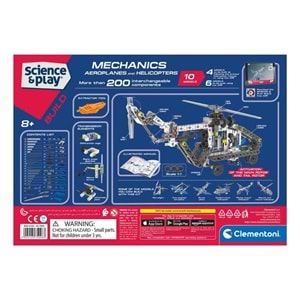 Clementoni-75028TR Mekanik Laboratuvarı Uçaklar ve Helikopterler