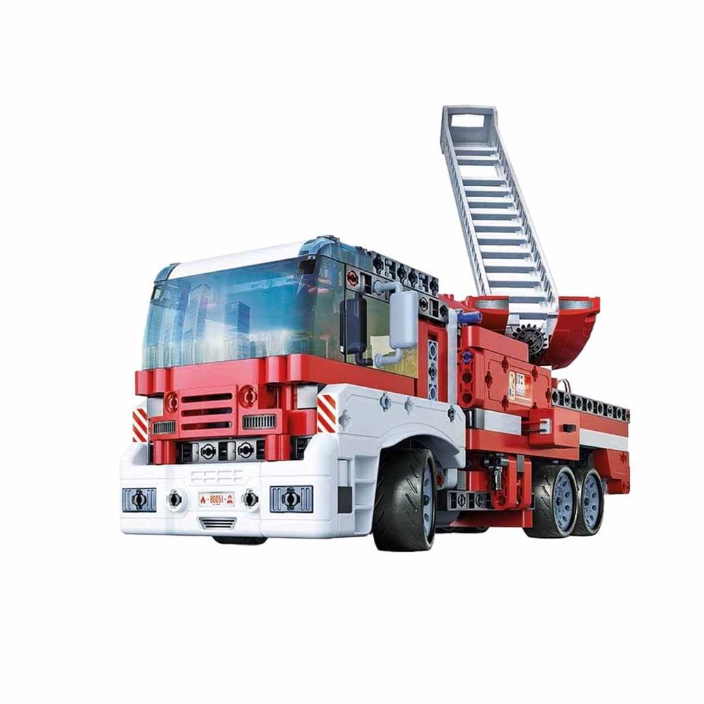 Clementoni-75068TR Mekanik Laboratuvarı İtfaiye Aracı