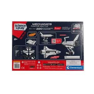 Clementoni-75069TR Mekanik Laboratuvarı - Nasa Uzay Mekiği