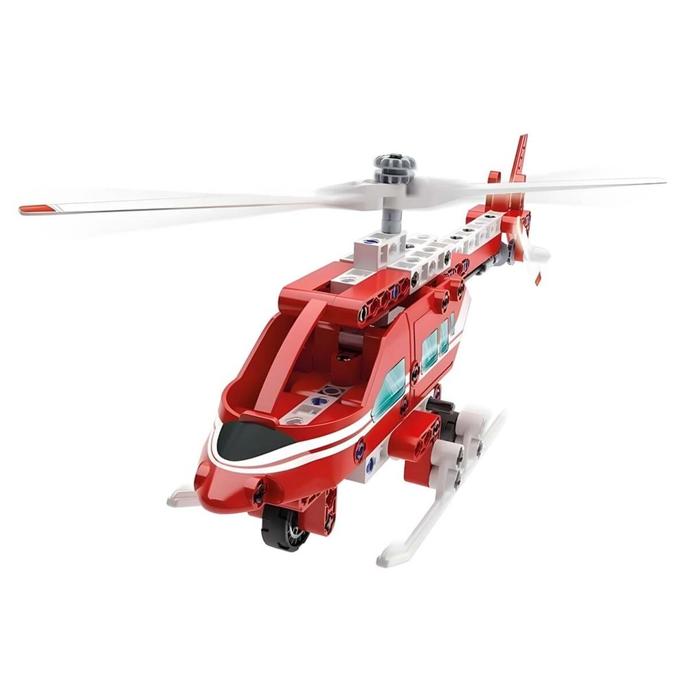 Clementoni-75075TR Mekanik Laboratuvarı Firefighting Helikopter