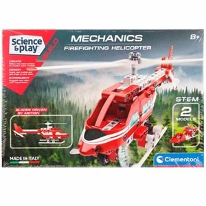 Clementoni-75075TR Mekanik Laboratuvarı Firefighting Helikopter