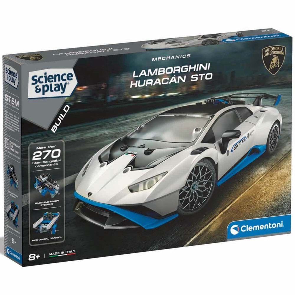 Clementoni-75102TR Mechanics Lamborghini Huracan STO