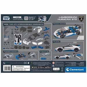 Clementoni-75102TR Mechanics Lamborghini Huracan STO