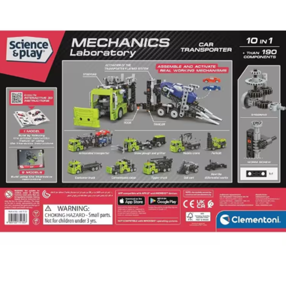 Clementoni-75132TR Bilim ve Oyun Araba Taşıyıcı