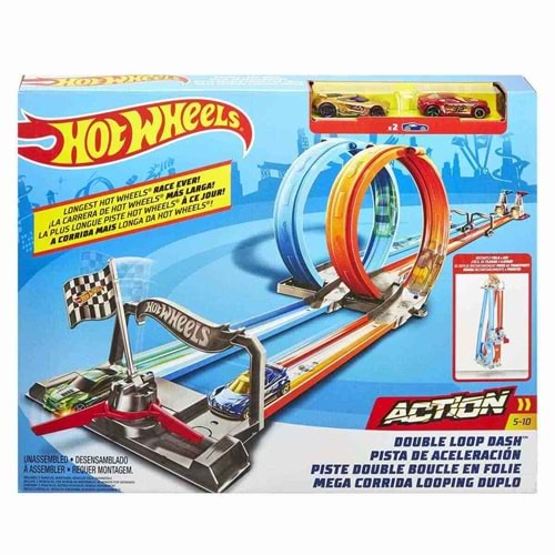 Hot Wheels® Çift Çemberde Depar Pist Seti GFH85