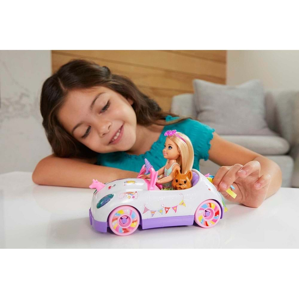 Barbie Chelsea Bebek ve Arabası GXT41