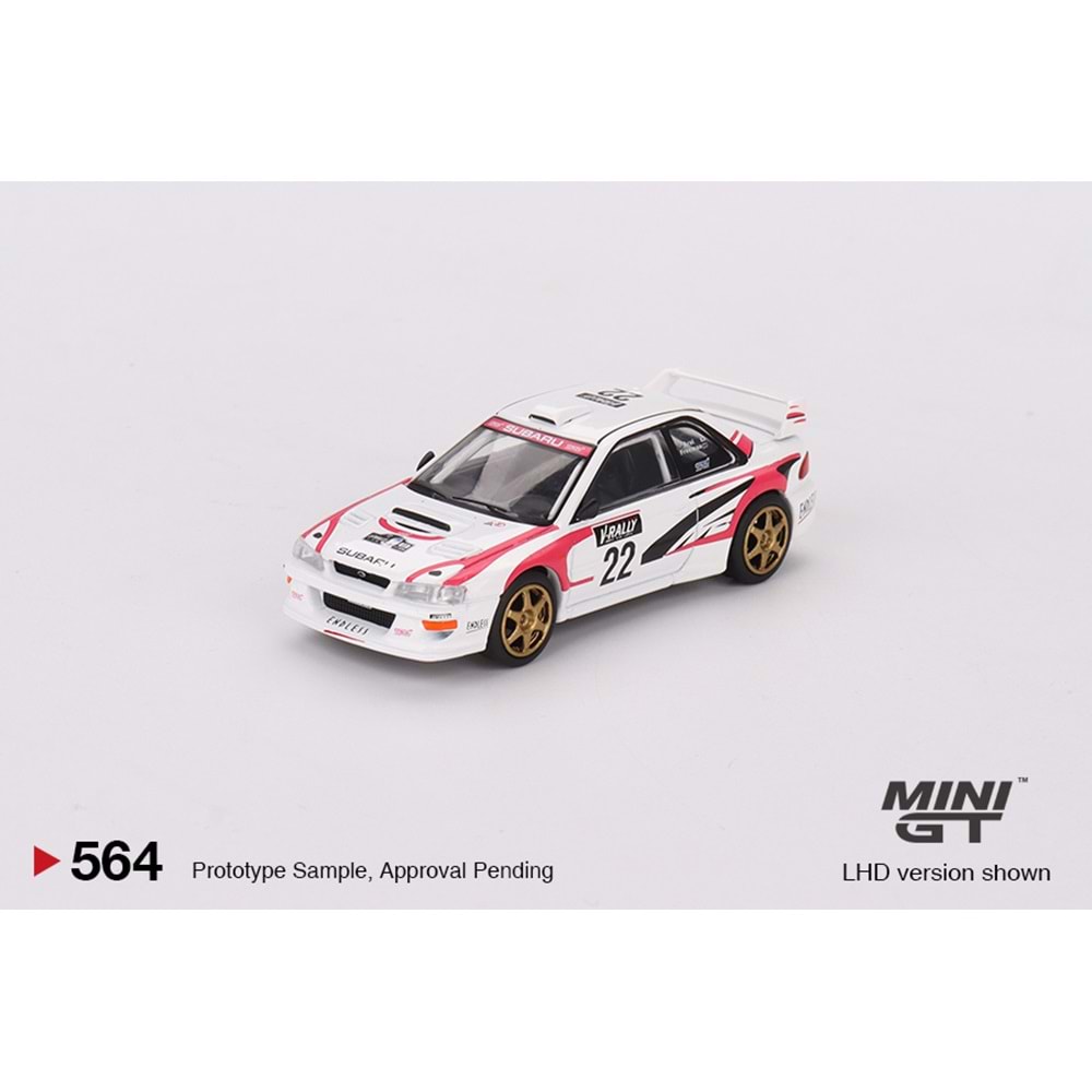 Mini GT 564 1:64 SUBARU Impreza WRC98 1999 Rally Tour de Corse #22